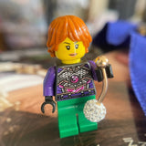 9CT GOLD WHITE QUARTZ CRYSTAL BELLY BAR