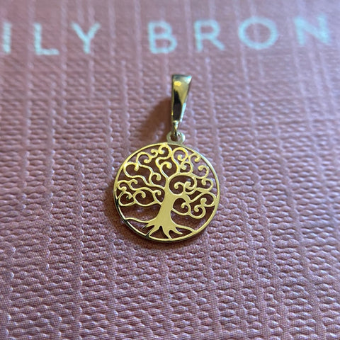 9CT GOLD CUT-OUT TREE OF LIFE PENDANT
