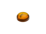 ROUND 6MM AMBER CABOCHON STONE