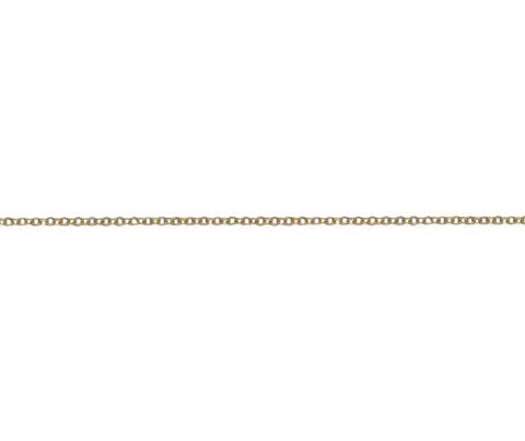 18CT GOLD 1.2MM CLOSE TIGHT TRACE CHAIN