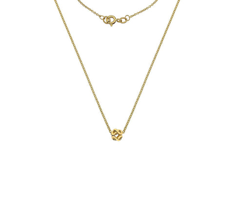 9CT GOLD INFINITY BEAD NECKLACE