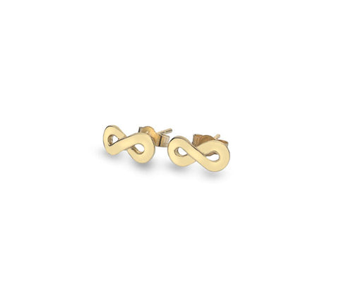 9CT GOLD INFINITY STUDS