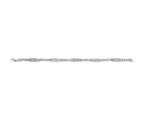 SILVER CELTIC KNOT CHAIN ANKLET