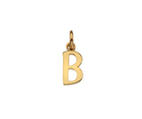 9CT GOLD SMALL INITIAL CHARM