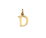 9CT GOLD SMALL INITIAL CHARM