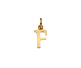 9CT GOLD SMALL INITIAL CHARM
