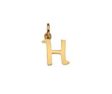 9CT GOLD SMALL INITIAL CHARM
