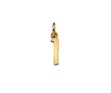 9CT GOLD SMALL INITIAL CHARM