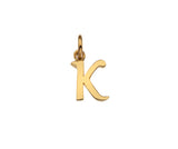 9CT GOLD SMALL INITIAL CHARM
