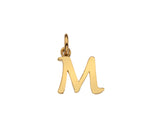 9CT GOLD SMALL INITIAL CHARM
