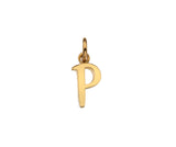 9CT GOLD SMALL INITIAL CHARM