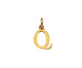 9CT GOLD SMALL INITIAL CHARM