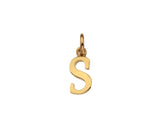 9CT GOLD SMALL INITIAL CHARM