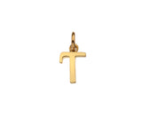 9CT GOLD SMALL INITIAL CHARM
