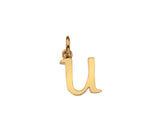 9CT GOLD SMALL INITIAL CHARM