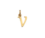 9CT GOLD SMALL INITIAL CHARM