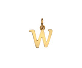 9CT GOLD SMALL INITIAL CHARM