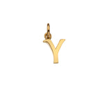 9CT GOLD SMALL INITIAL CHARM