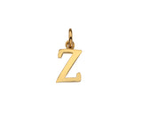 9CT GOLD SMALL INITIAL CHARM
