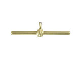 9CT GOLD SIMPLE T-BAR