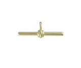 9CT GOLD SIMPLE T-BAR