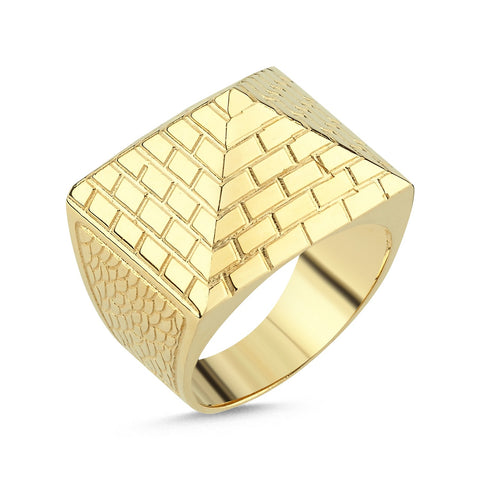 Bling King - ⎆ You need this in your collection ⎆ 🔥 XXL Gold Pyramid Ring  with Stones 🔥 ⎆ https://shortlink.store/6-byQgjy1 ⎆ * Gold Pyramid Ring  with Stones * This ring is