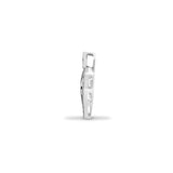 18CT WHITE GOLD .36CT DIAMOND OPEN HEART PENDANT