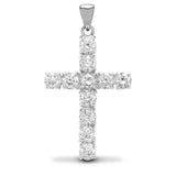 9CT GOLD NATURAL DIAMOND CROSS