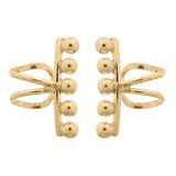 GOLD VERMEIL ATOMIUM EAR CUFF