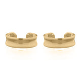 GOLD VERMEIL SIMPLE CONCAVE EAR CUFF