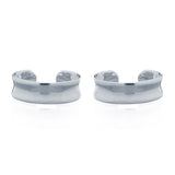 SILVER SIMPLE CONCAVE EAR CUFF