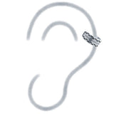 SILVER BOHO EAR CUFF