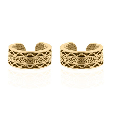GOLD VERMEIL BOHO EAR CUFF