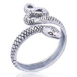 SILVER SNAKE TOE RING