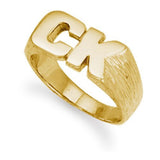 BESPOKE 9CT GOLD INITIAL RING