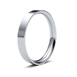 BESPOKE PALLADIUM FLAT COURT MIRROR FINISH WEDDING RING