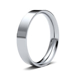 BESPOKE PALLADIUM FLAT COURT MIRROR FINISH WEDDING RING