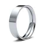 BESPOKE PALLADIUM FLAT COURT MIRROR FINISH WEDDING RING