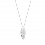 SILVER LEAF NECKLACE