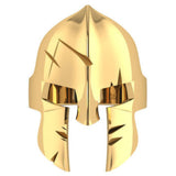 14CT SOLID GOLD SPARTAN WAR HELMET RING