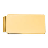 14CT GOLD HANDMADE ENGRAVEABLE POLISHED MONEY CLIP