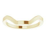 14CT ROSE GOLD GEOMETRIC SHAPED WEDDING BAND