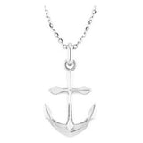 14CT GOLD SOLID ANCHOR NECKLACE