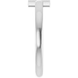 PLATINUM DIAMOND SIDEWAYS CROSS CHILD/YOUTH RING