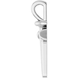 SILVER NAIL CROSS PENDANT