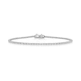 9CT WHITE GOLD 1.5CT DIAMOND TENNIS BRACELET