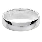 SILVER TRADITIONAL COURT WEDDING BAND