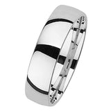 SILVER TRADITIONAL COURT WEDDING BAND