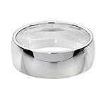 SILVER TRADITIONAL COURT WEDDING BAND