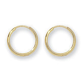 9CT GOLD 1MM SLEEPERS